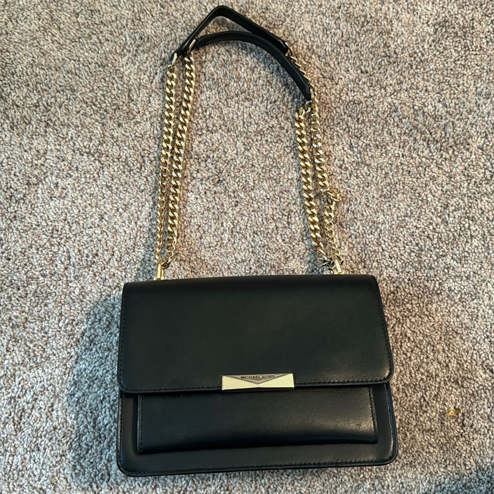 Michael Koers gold chain purse